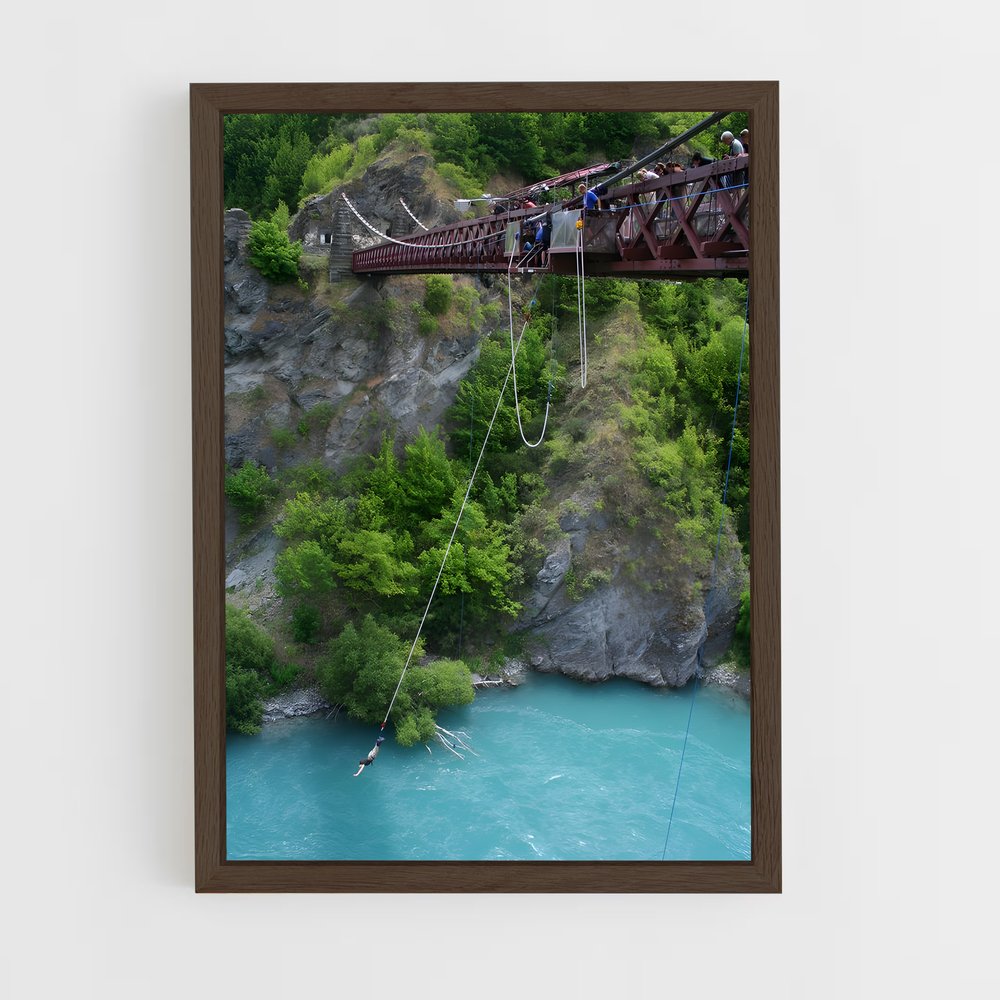 Poster Adrénaline au-dessus du Vide – affiche Saut à l’élastique (vue 5)